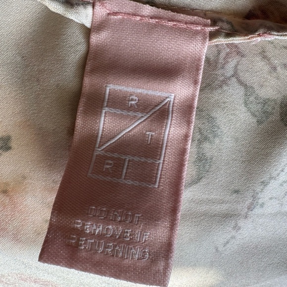 Mac Duggal High Neck Floral Mesh Ruffle Maxi Dress – Pink/Cream – Size 8 - Picture 12 of 17